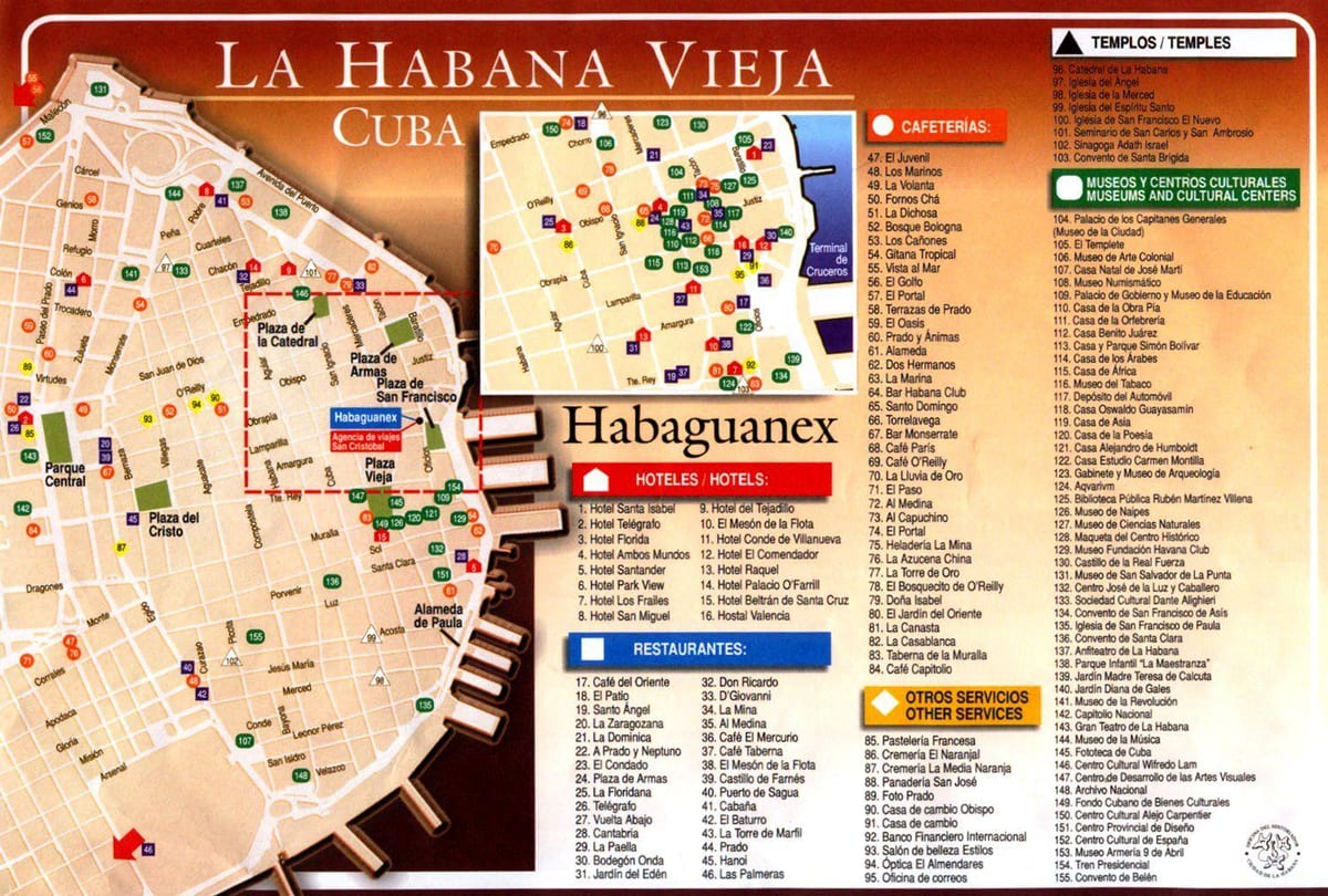 Havana lihat peta